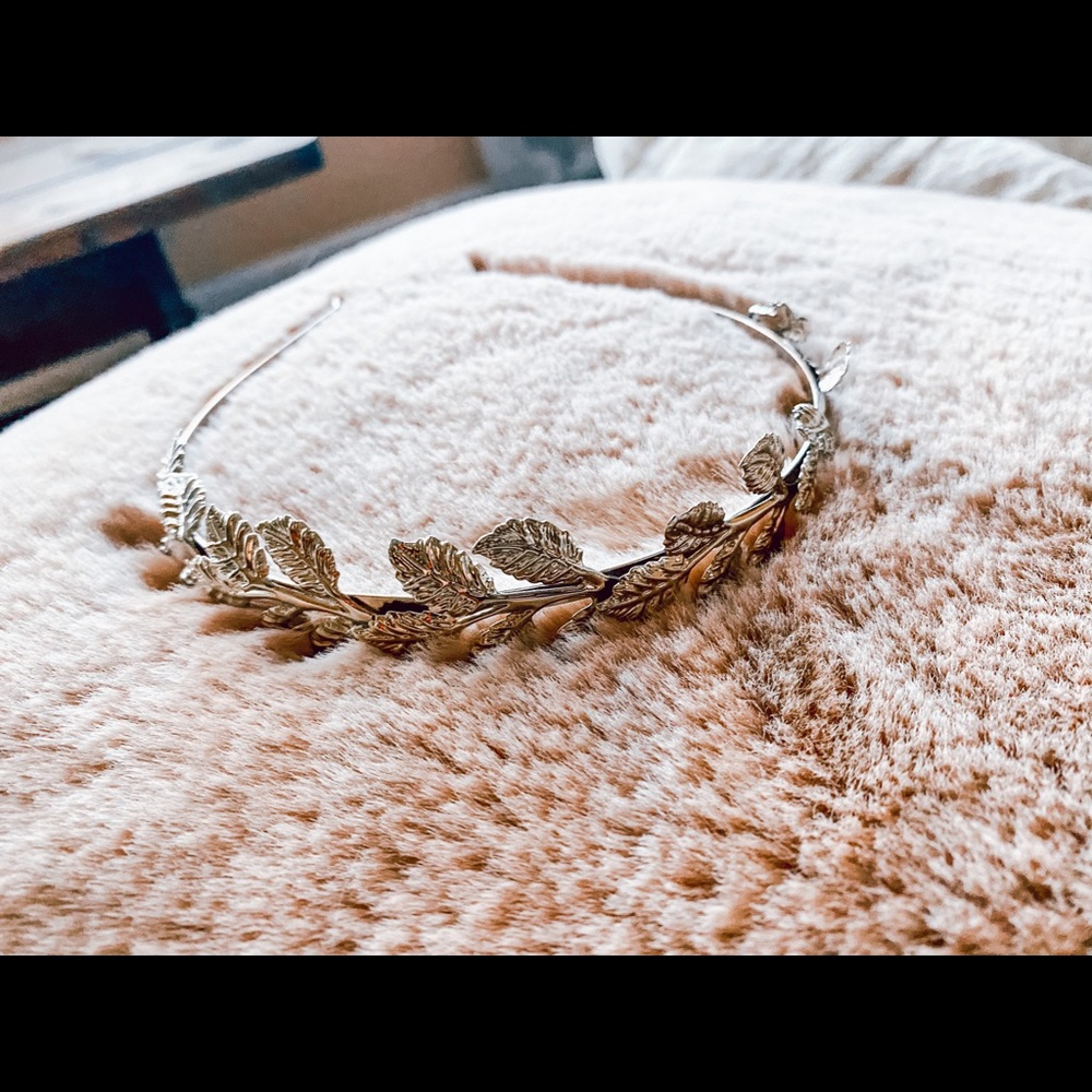 COPY - Gold leaf head band